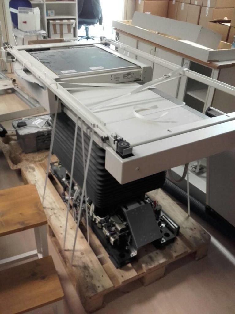 De-installation of Digital X-Ray machine